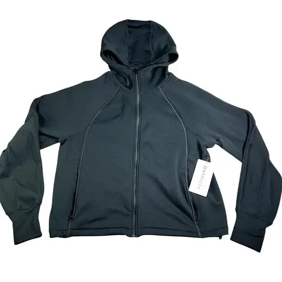 NWT Athleta Altitude Edge Jacket Women's Medium Adjustable Athleisure Basic - Picture 2 of 11